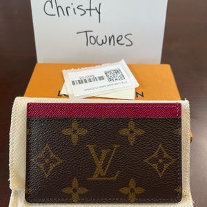 💯 LV Monogram Card Holder